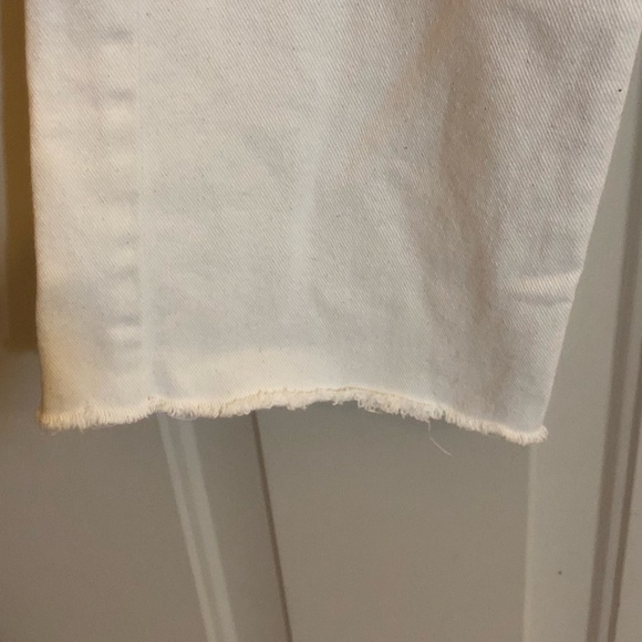 Woman’s Rare Size M Aerin White Jeans - Picture 5 of 9